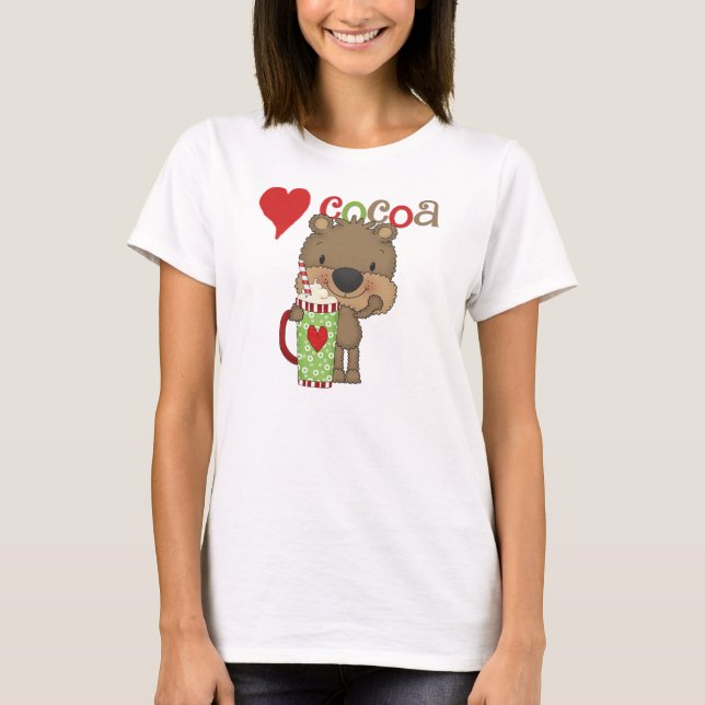 Bear Cocoa Love Holiday T-Shirt (Front)