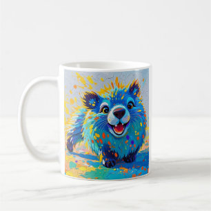 Bear Colourful abstract animal art design Coffee Mug