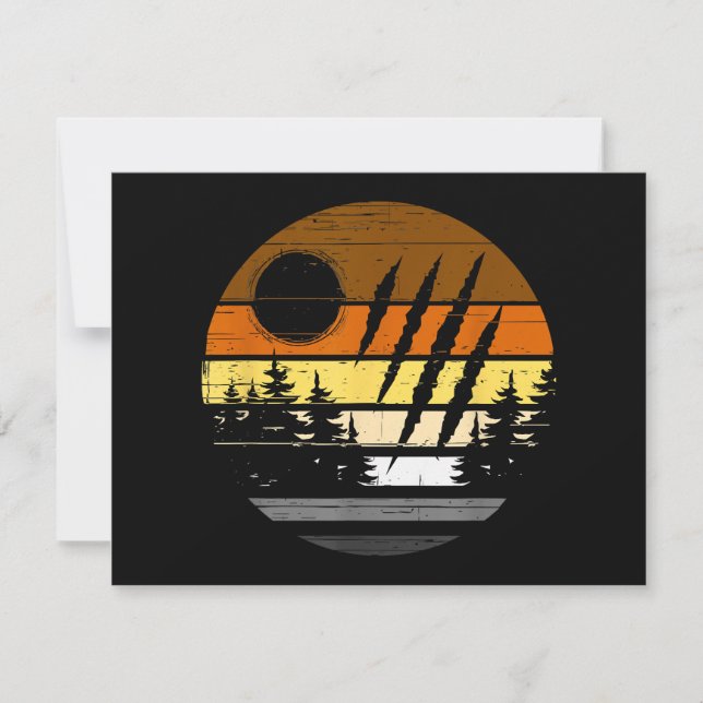 Bear Community, Gay Bear Claw Traces Holiday Card (Front)