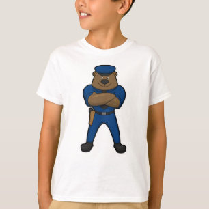 Bear Cop Police T-Shirt
