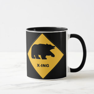 Bear Crossing Mug