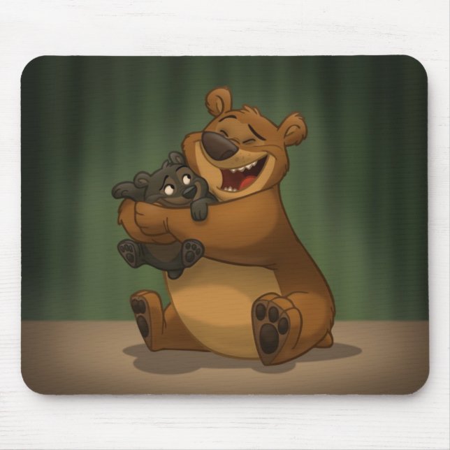 Bear & Cub Mousepad (Front)