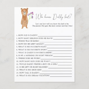 Bear cub - Who knows DADDY best