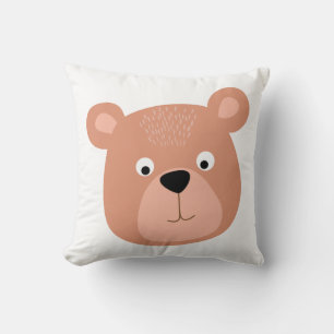Bear cute face cushion
