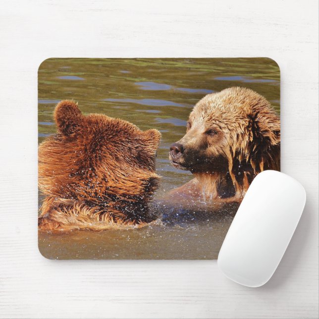 bear cutie  mouse mat (With Mouse)