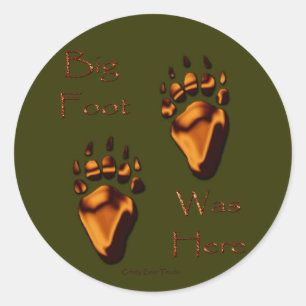 Bear Design for Animal and Wildlife-Supporters Classic Round Sticker