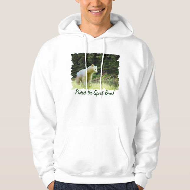 Bear Design for Animal and Wildlife-Supporters Hoodie (Front)
