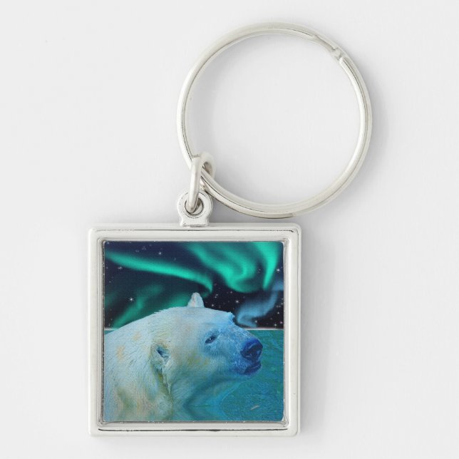 Bear Design for Animal and Wildlife-Supporters Key Ring (Front)