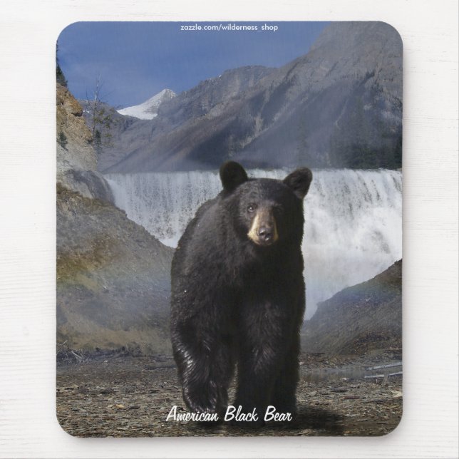 Bear Design for Animal and Wildlife-Supporters Mouse Mat (Front)