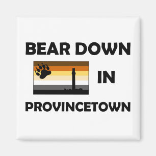 Bear Down In Provincetown Magnet