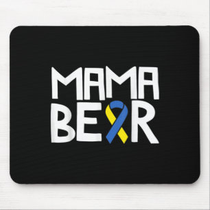 Bear Down Syndrome Awareness Mum T21 Trisomy 1 Mouse Mat