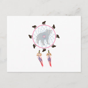 Bear Dream Catcher Postcard