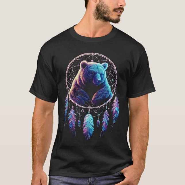Bear Dreamcatcher 26 T-Shirt (Front)
