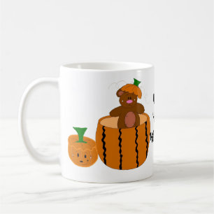 Bear Dressed as a Pumpkin Coffee Mug