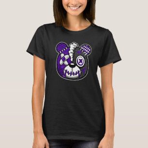 Bear Dripping  Loves Dark Iris 3s Unisex Matching T-Shirt