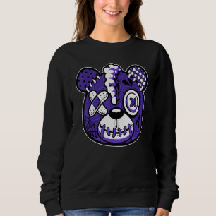 Bear Dripping Loves Retro Matching 5s Matching Sweatshirt