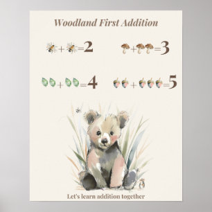 Bear Early Maths Learning Print