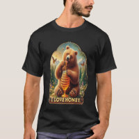 Bear Eating Honey From A Honeycomb