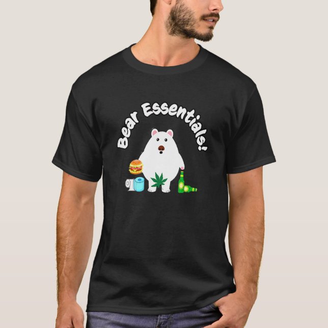 Bear Essentials  For Polar Bear T-Shirt (Front)