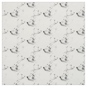 Bear Fabric Polar Bear Art Fabric Mother & Cub