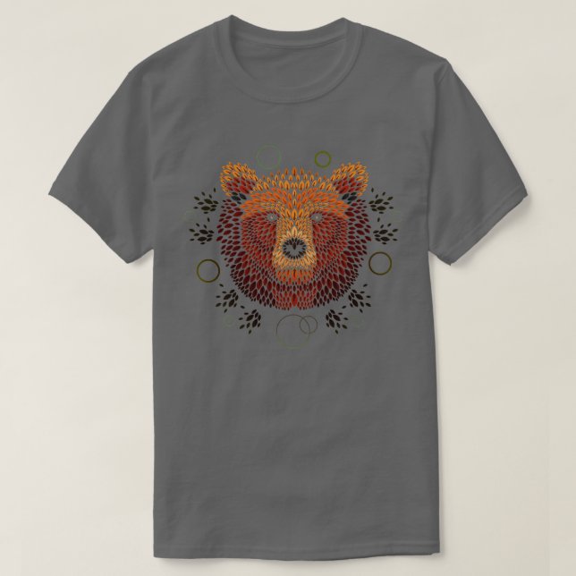 Bear Face  T-Shirt (Design Front)