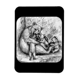 Bear Family Magnet