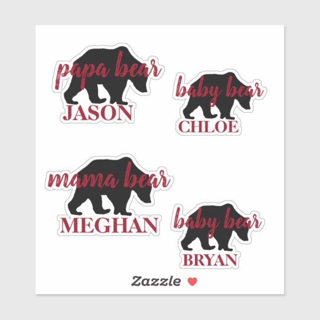 Bear Family Names (Sheet)