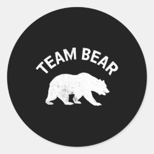 Bear Feminist Rage Feminism Classic Round Sticker