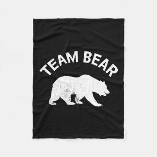 Bear Feminist Rage Feminism  Fleece Blanket