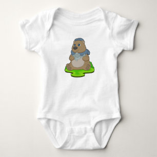 Bear Fish Baby Bodysuit