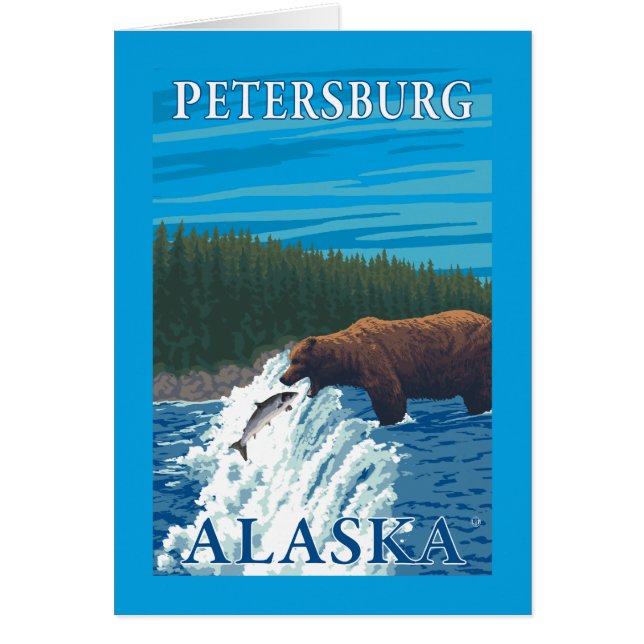 Bear Fishing in River - Petersburg, Alaska (Front)