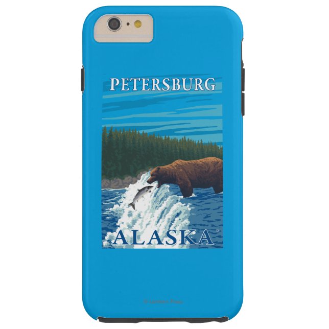 Bear Fishing in River - Petersburg, Alaska Case-Mate iPhone Case (Back)