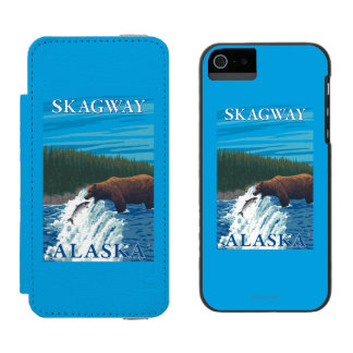 Bear Fishing in River - Skagway, Alaska Incipio Watson™ iPhone 5 Wallet Case