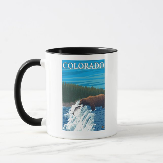 Bear FishingColorado Mug (Left)