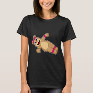Bear Fitness Abs Workout Sports T-Shirt