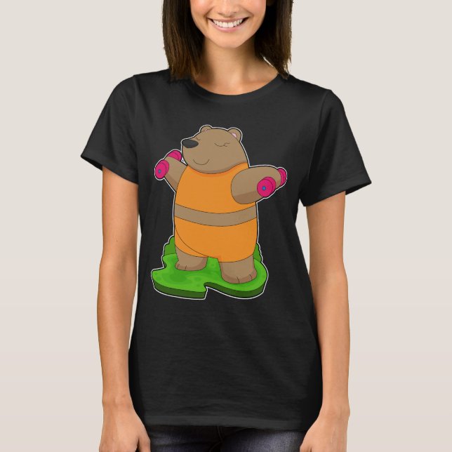 Bear Fitness Dumbbell T-Shirt (Front)
