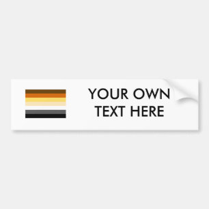 BEAR FLAG STRIPES -.png Bumper Sticker