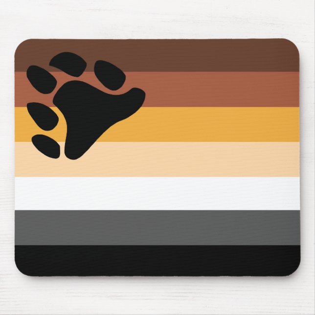 Bear Flag (traditional) Mouse Mat (Front)