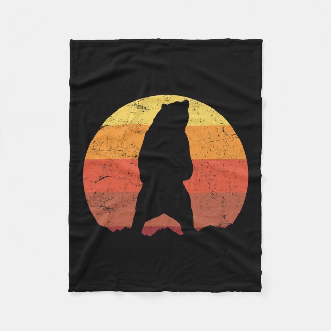 Bear  fleece blanket (Front)