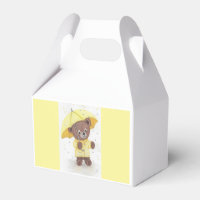 Bear-foot in the Rain Teddy Bear