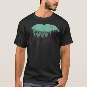 Bear Forest Nature Grizzly Hiking Outdoor T-Shirt