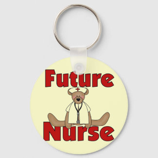Bear Future Nurse T-shirts and Gifts Key Ring