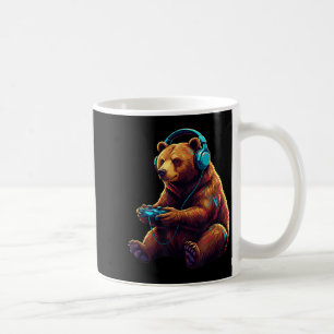 Bear Gaming Animal Video Games Funny Bear  Coffee Mug
