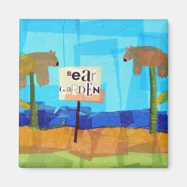 Bear Garden Magnet (Front)