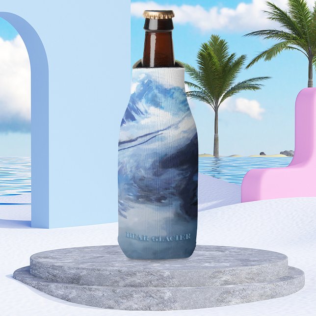 Bear Glacier, Alaska Bottle Cooler (Creator Uploaded)