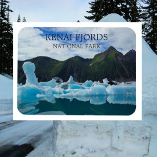 Bear Glacier Icebergs, Kenai Fjords National Park  Magnet