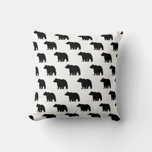 Bear  Graphic Pattern Throw Pillow