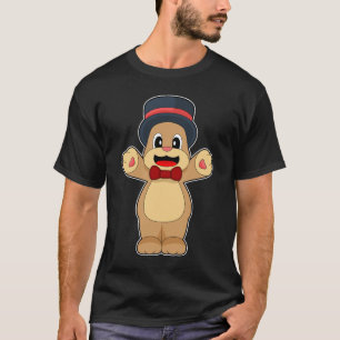 Bear Groom Cylinder Wedding T-Shirt