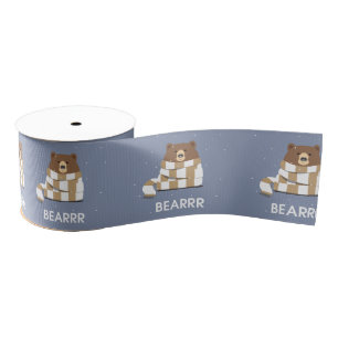 BEAR GROSGRAIN RIBBON