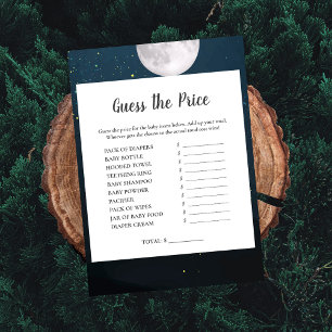 Bear Guess The Price Baby Shower Game Invitation